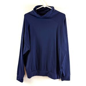 Stio Glide Tech Pullover Baselayer Ski Hike Outdoor Maritime Blue Womens Size M